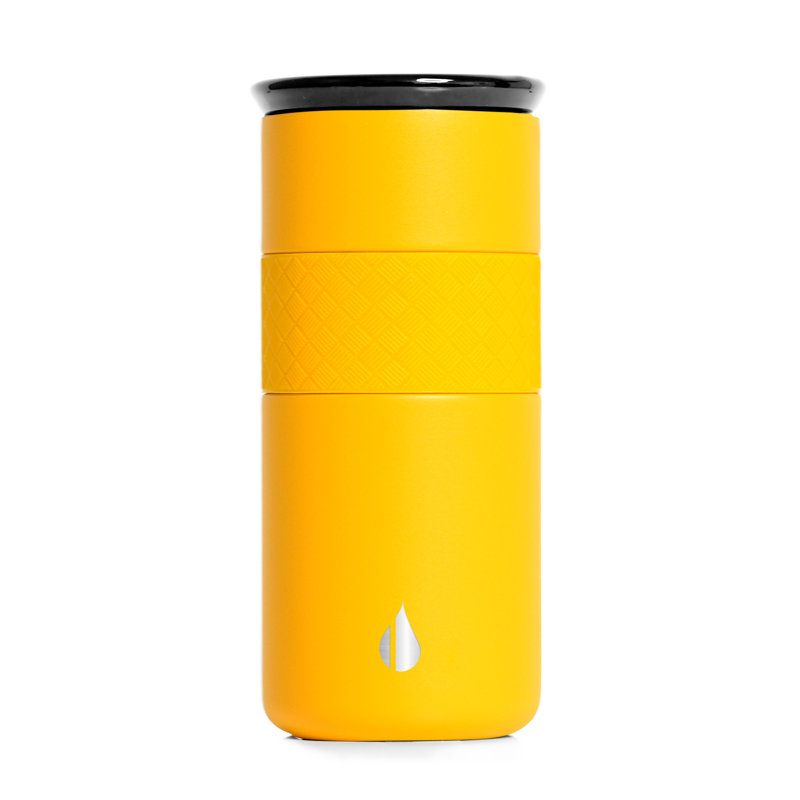 Gobelet isotherme Elemental Artisan, tasse à café à triple paroi, gobelet à café réutilisable, Verre à gin, Jaune