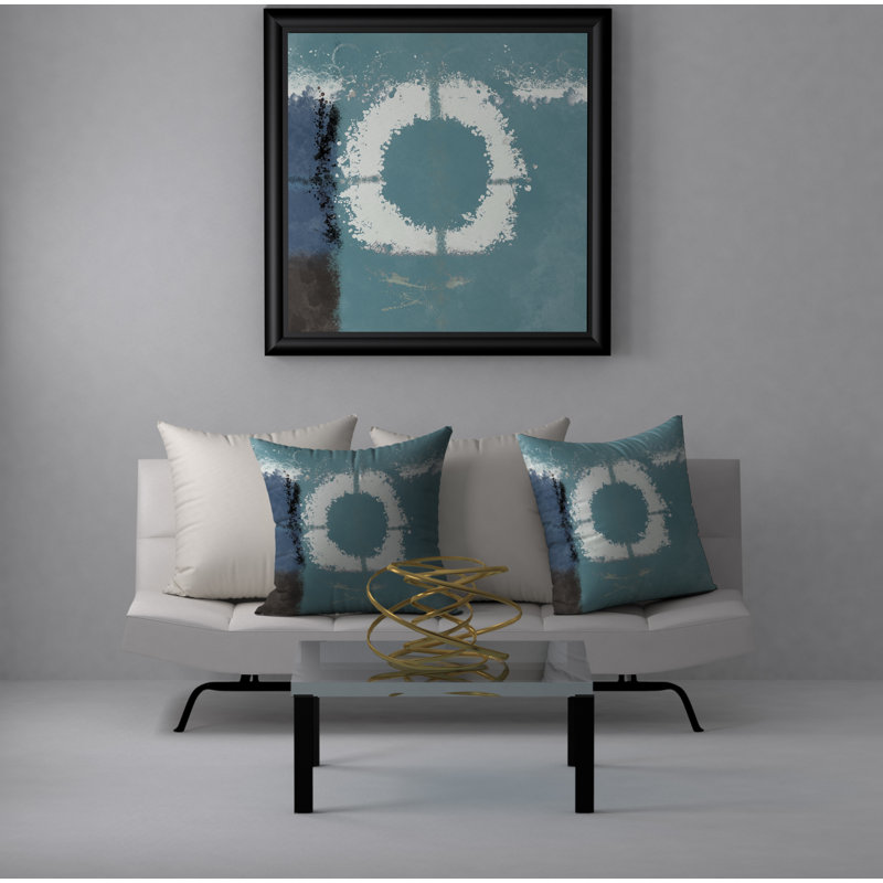 Housse de coussin carré et insert, H 24 po x l 24 po