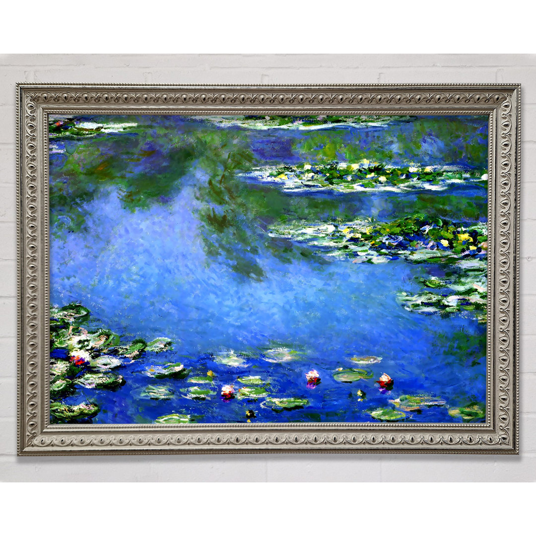 Seerosen in Monets Garten von Claude Monet - Einzelne Bilderrahmen Kunstdrucke