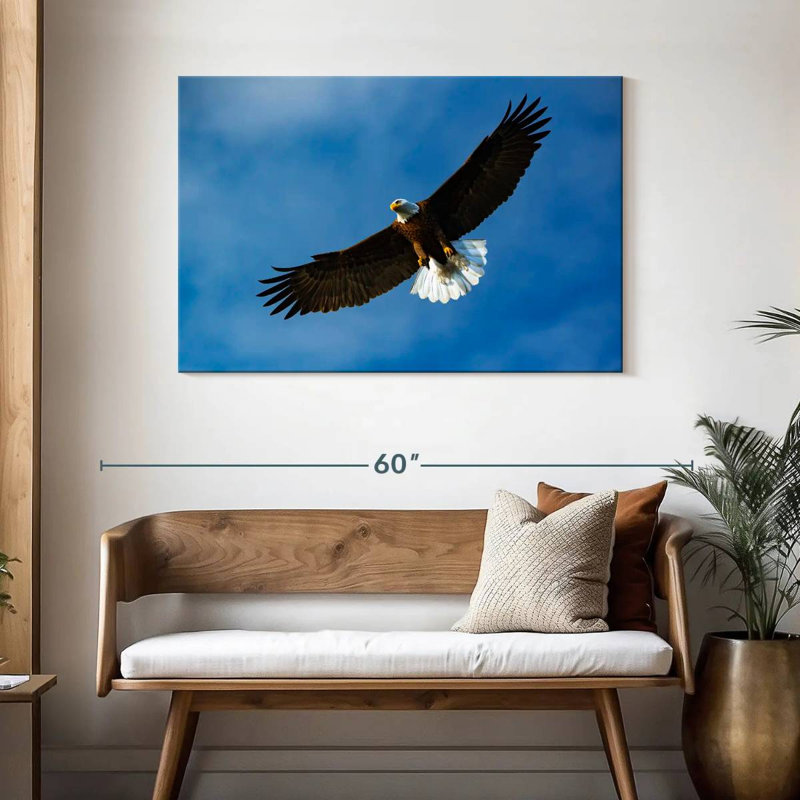 Brampt Eagle d'en bas, H 30 po x l 45 po