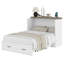 Armoire lit escamotable Murphy, lit double avec station de charge, lit plateforme pliable multifonctionnel-833411358-835663067