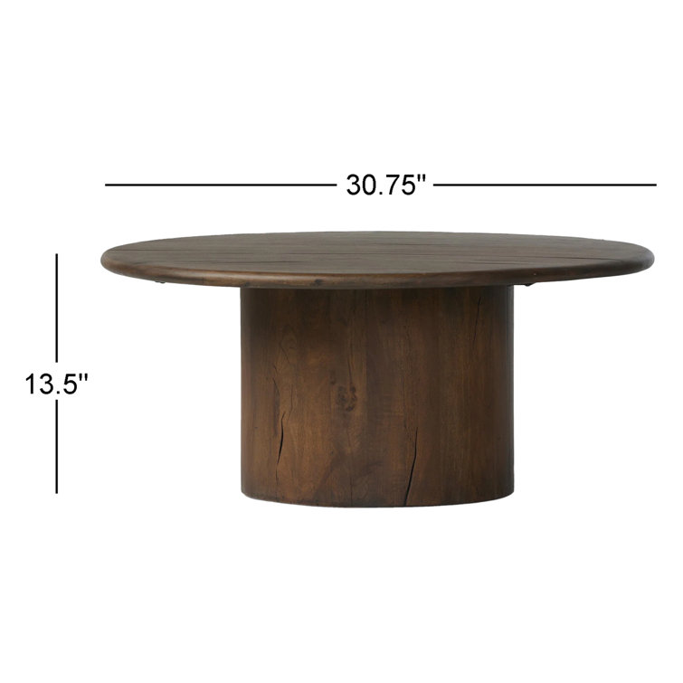 Stuart Wood Coffee Table-Small-Aged Belgium Bleach