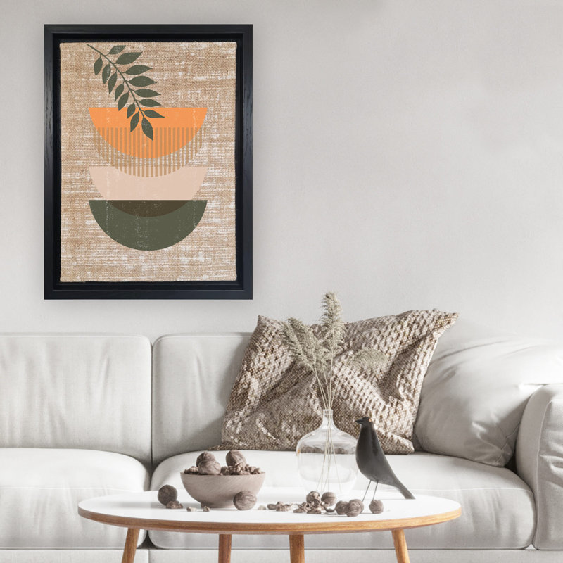 Peinture décorative sur toile, H 26 po x l 18,1 po, Noir