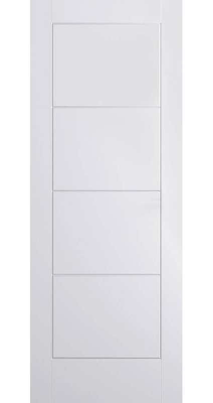 Essentials Ladder Primed White Internal Door, 198.1cm H x 76.2cm W x 3.5cm D