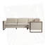 Canapé modulaire en chenille 2 pièces L