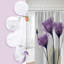 Castile Gentian X-Ray Flowers Shower Curtain-22756157-99439655