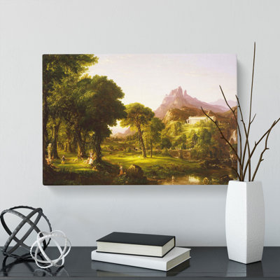 Dream of Arcadia by Thomas Cole - Wrapped Canvas