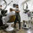 Rolling Craft Cart Metal Storage Cart with Lockable Drawer Salon SPA Trolley-93101721