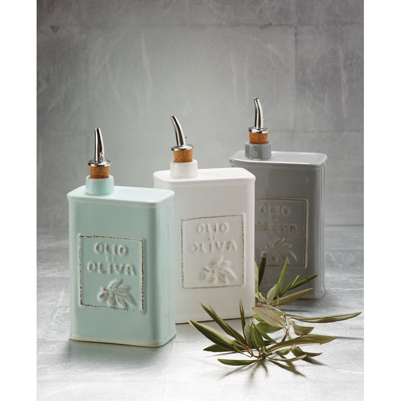 Distributeur à huile d'olive Lastra, Aigue-marine
