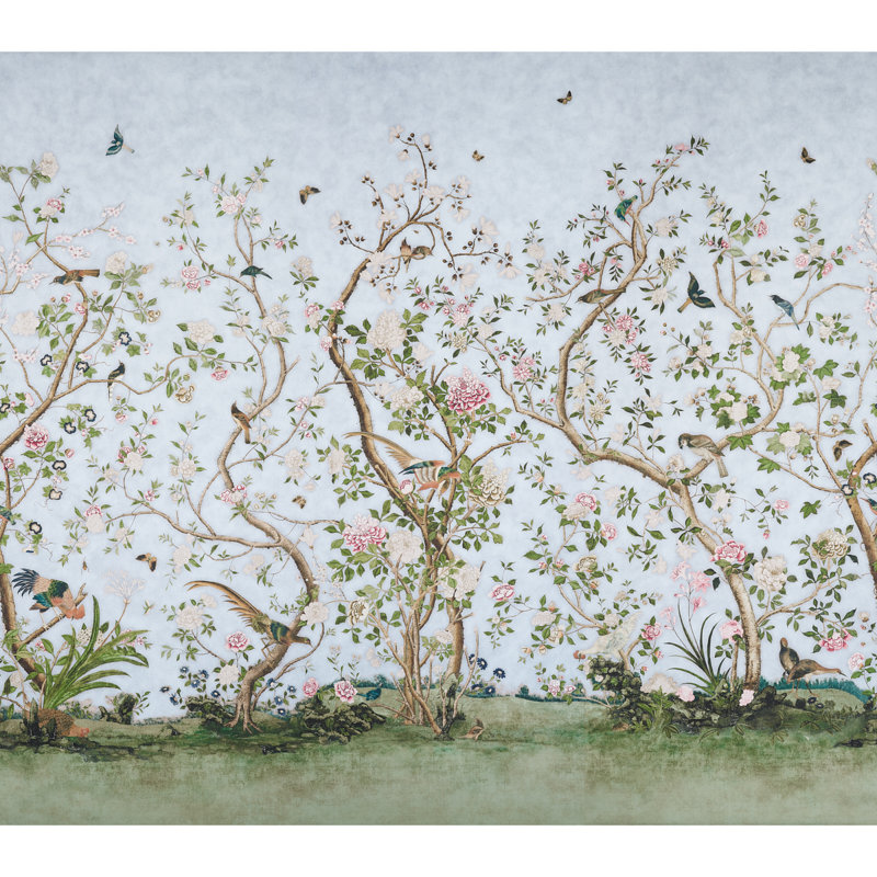 Ensemble de panneaux Schumacher x Mary Mcdonald Les Oiseaux, Ciel