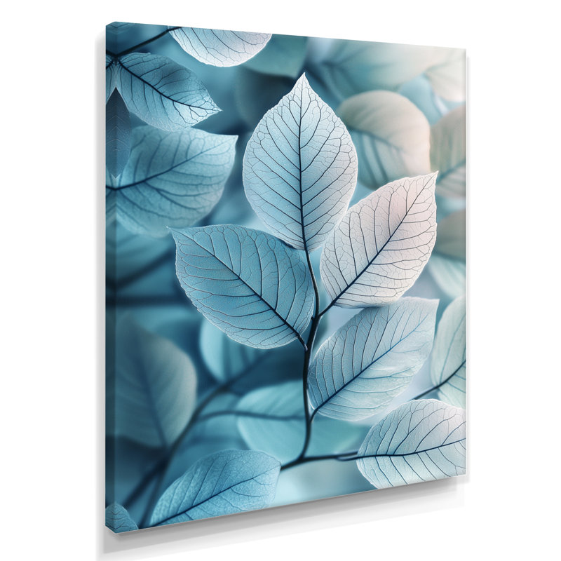 Kaley - art mural floral, Toile tendue, Ne s’applique pas, H 32 po x l 24 po