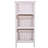 One Drawer Nightstand Bedside Table with Two Removable Baskets