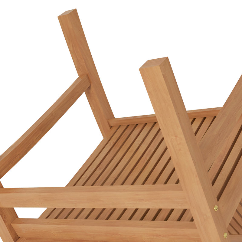 Chaise de patio en teck Nelsen
