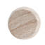Outdoor/Indoor Lightweight Concrete Side Table,Travertine Finish