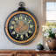 THE GEARS CLOCK Wall Clock with Real Moving Gears FI-LI_ 28 in Oval HELSINKI