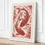 Intertwined Koi Japandi - Wrapped Canvas-2045914944-2045915003