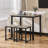 2 - Person Four Leg Dining Set-174898249-174930357