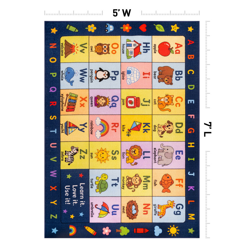 Sonya Washable Indoor Rug, 5'x7'