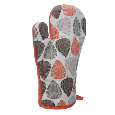 17 Stories Ainara Floral Cotton Oven Mitt