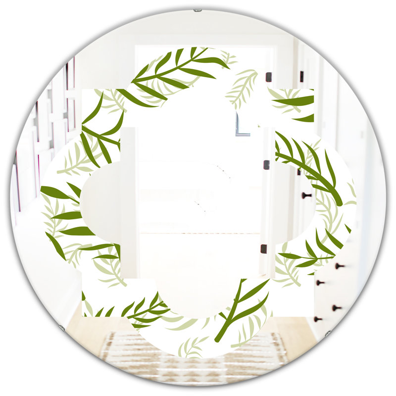 Miroir mural Botanicals I, 31,5 po x 31,5 po