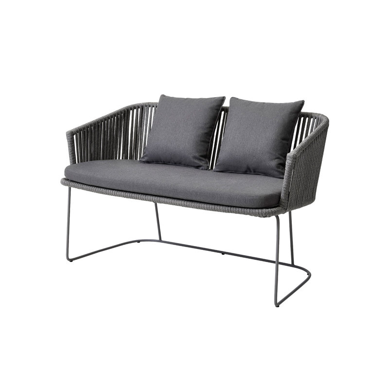Moments Outdoor Bench, Gray