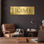 «Bloom & Grow Home» par Annie Lapoint, art mural en métal doré, 36 po x 12 po-303307553