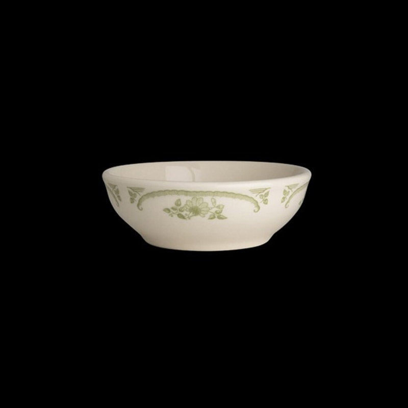 AMERICAN ROSE B Nappy Bowl rose américain, Blanc/vert