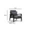 Fauteuil en polyester 33,07 po Brower-1097629106