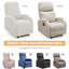 Housse pour fauteuil inclinable pour petit fauteuil inclinable 4 pièces avec housse de protection antidérapante et poche latérale - idéale pour les sièges de cinéma maison-2064831517