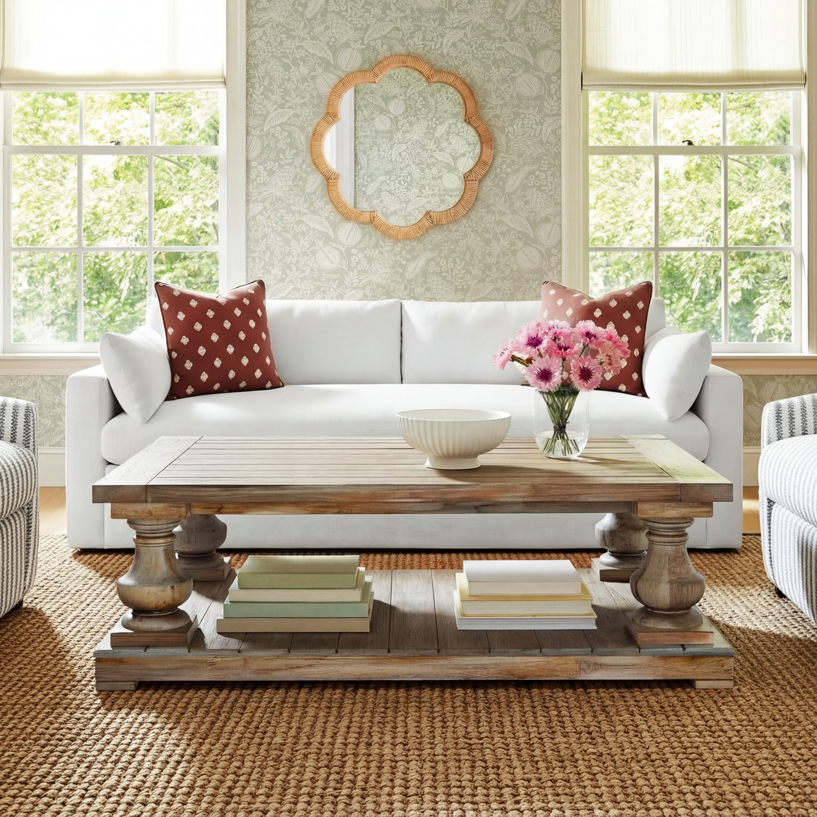 McKew 60" Solid Wood Coffee Table