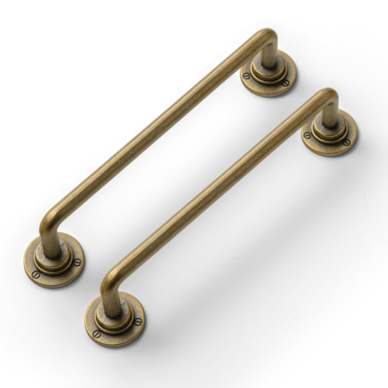 Center To Center Distressed Bar Pull Multipack Included Backplate, 5"