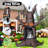8 FT Lighted Animated Halloween Inflatable Haunted Tree Inflatable with Ghosts