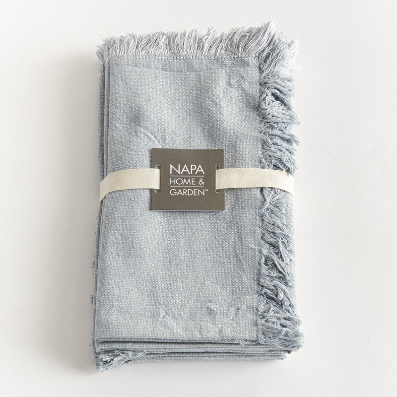Serviettes de table Lavande en coton bleu clair Lavande, Bleu clair