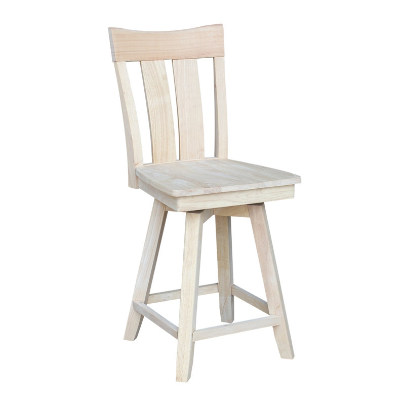 Tabouret de bar Hermelinda, Tabouret de comptoir (assise de 24 po de hauteur)