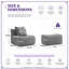 Canapé modulaire en tissu avec accoudoirs incurvés Unarepos Teddy-1219048236