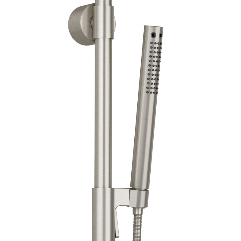 Système de douche en laiton Kona, Nickel brossé
