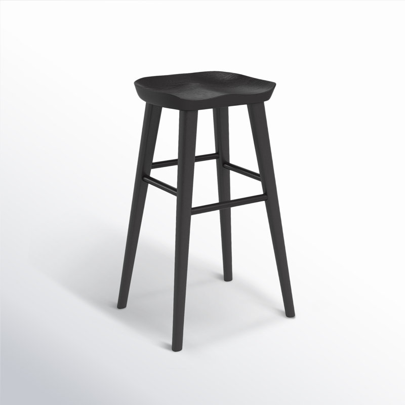 Anzie Bar & Counter Stool, Black, Bar Stool (29.3" Seat Height)
