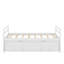 Lit simple avec tête de lit, pied de lit, lit gigogne et trois tiroirs-60965102