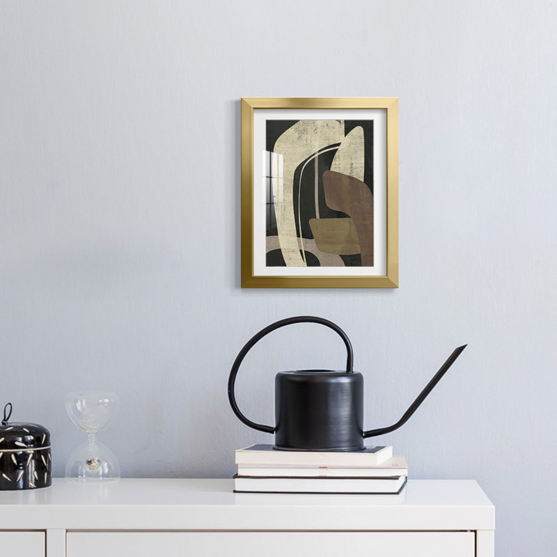 Retro Form Collage I -Framed Print