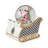 Christmas Tree SANTA SNOW GLOBE ON SLEIGH