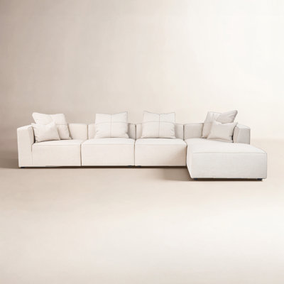 Del Upholstered L-Shaped Sectional Reversible