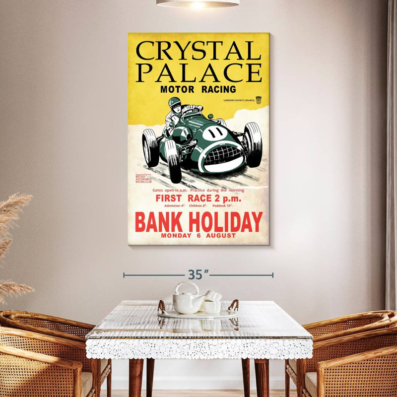 Sireci Crystal Palace Racing II, 51" H x 34" W