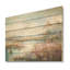 Charme de fleur pré - art mural sur bois de pin naturel-101405377