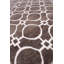 Semicircle Hand Woven Cotton and Wool Geometric Area Rug-107096411