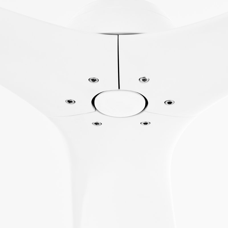 Keyandre Ceiling Fan, 64'' W, White