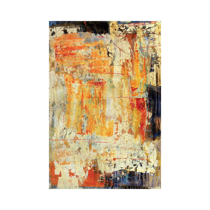Jaipur - Painting on Canvas, 20.32 cm H x 30.48 cm W, Wrapped Canvas