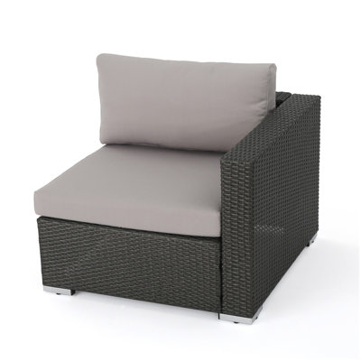 SANTA ROSA - RIGHT ARMCHAIR (GRY +ALU)