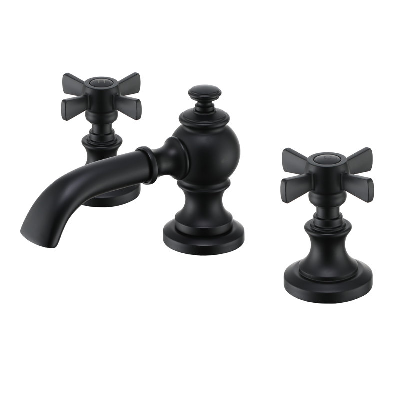 2-handle Bathroom Faucet, Black