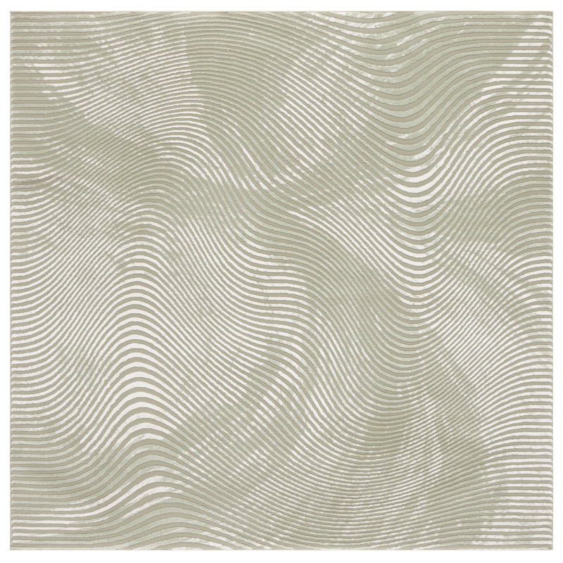 Latellis Performance Abstract Rug, Square 6'7" x 6'7"