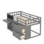 Lit mezzanine simple Herley Kids-1487120619